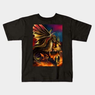 Fire Dragon Kids T-Shirt